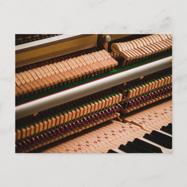 Pretty Piano Artwork Postcard (Front)