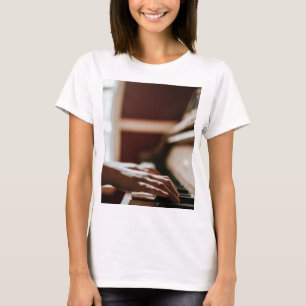 Pretty Piano Artwork T-Shirt