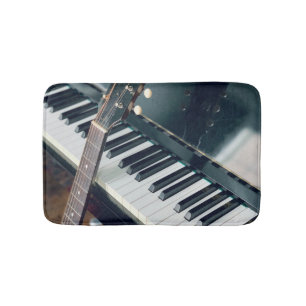 Pretty Piano Design Bath Mat