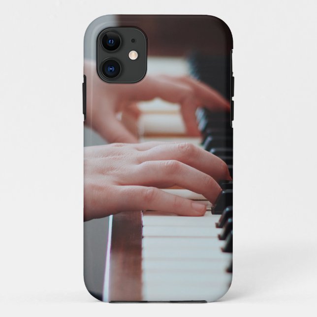 Pretty Piano Design Case-Mate iPhone Case (Back)