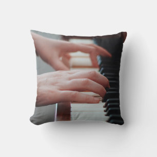 Pretty Piano Design Cushion