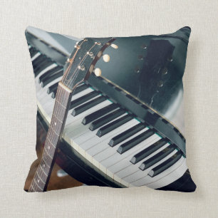 Pretty Piano Design Cushion