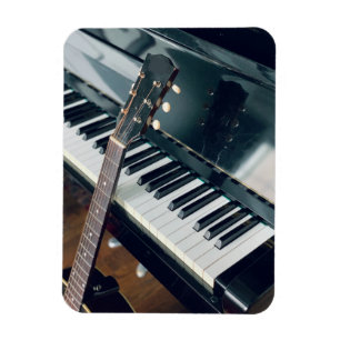 Pretty Piano Design Magnet