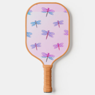 Pretty pickle ball paddle dragonfly