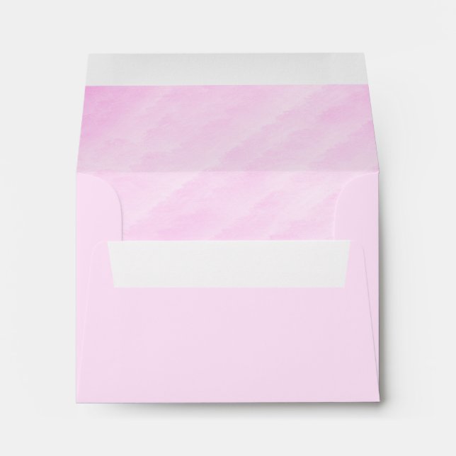 Pretty Pink Abstract Envelope (Back (Bottom))