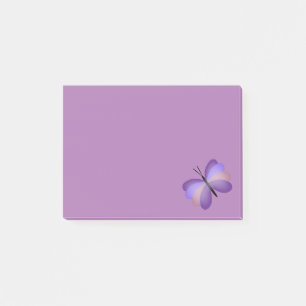 Pretty Pink and Purple Butterfly Post-it Notes