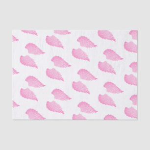 Pretty Pink Angel Wings & White Tissue Paper