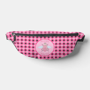 Pretty Pink Baby Girl Bee Custom Bum Bags
