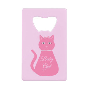 Pretty Pink Baby Girl Cat Custom Gender Reveal