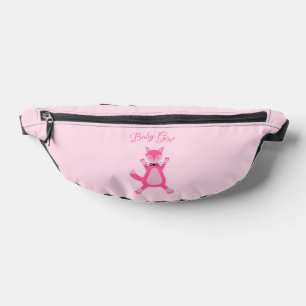 Pretty Pink Baby Girl Fox Custom Bum Bags
