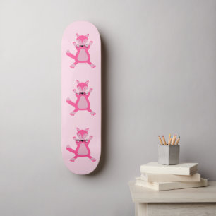Pretty Pink Baby Girl Fox Skateboard