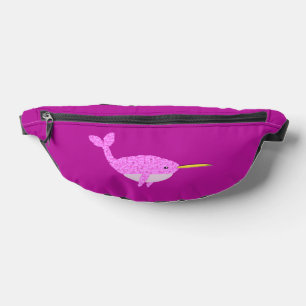 Pretty Pink Baby Girl Narwhal Bum Bags