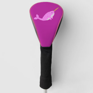 Pretty Pink Baby Girl Narwhal Golf Head Cover
