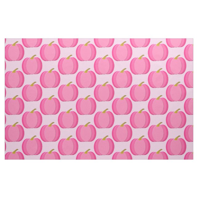 Pretty Pink Baby Girl Pumpkin Patterned Fabric (Fat Quarter)