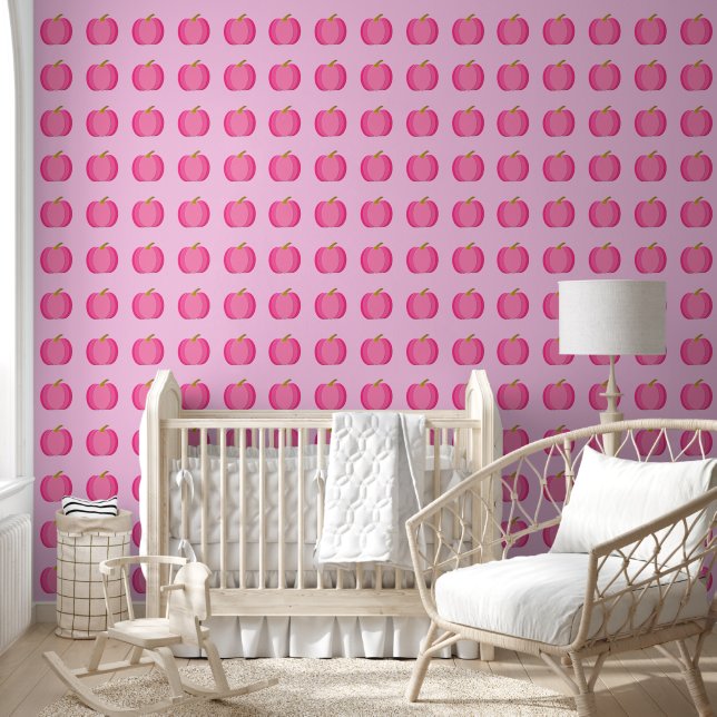 Pretty Pink Baby Girl Pumpkin Wallpaper (Kids)