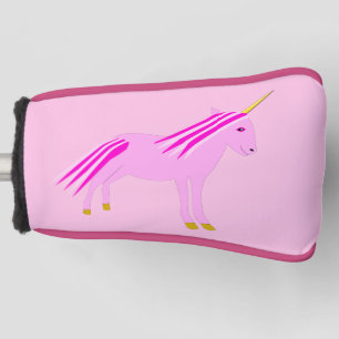 Pretty Pink Baby Girl Unicorn Golf Head Cover