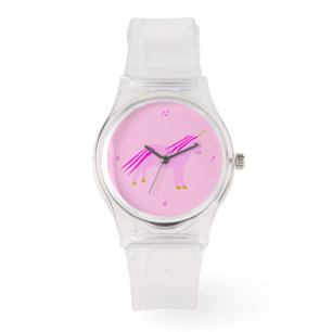 Pretty Pink Baby Girl Unicorn Watch