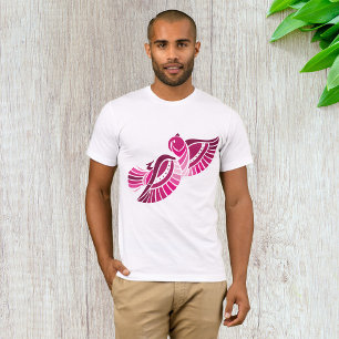 Pretty Pink Bird Mens T-Shirt