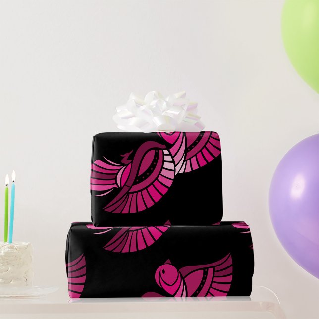 Pretty Pink Bird Wrapping Paper (Creator Uploaded)