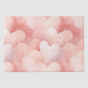 Pretty Pink Blush Hearts Tissue Paper