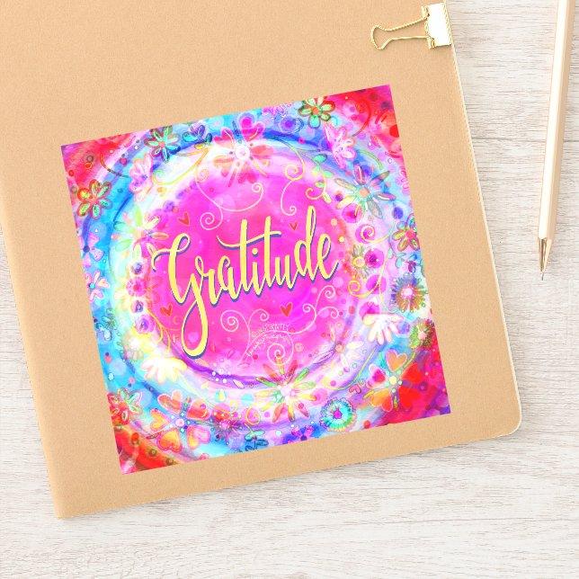 Pretty Pink Boho Gratitude  Inspirivity (Notebook)