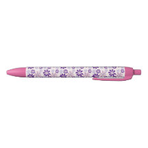 Pretty Pink Botanical Flower Pattern