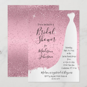 Pretty Pink Bridal Shower - Invitation