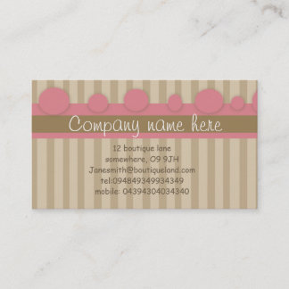 pretty pink:: business card