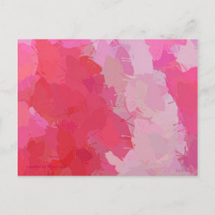 Pretty Pink Butteflies Postcard