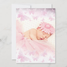 Pretty Pink Butterfly  Cross Photo Baptism 2