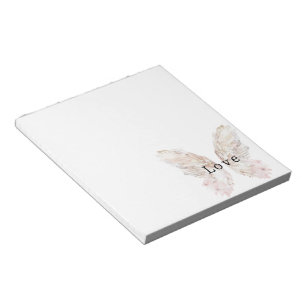 Pretty Pink Butterfly Wings Notepad