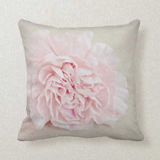 Pretty Pink Carnation by JoMazArt Cushion