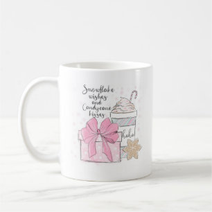 Pretty Pink Christmas Mug