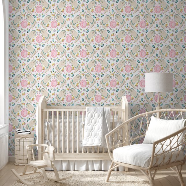 Pretty Pink Cowgirl  Wallpaper (Kids)