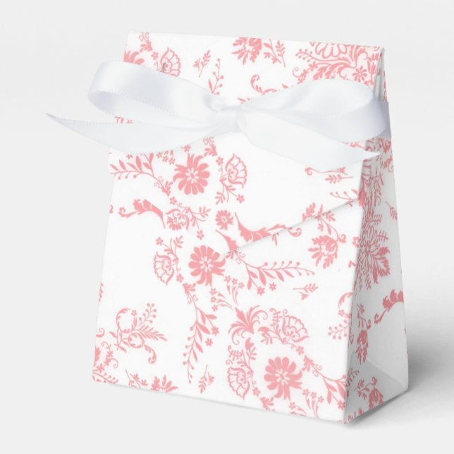 Pretty Pink Damask Design Box (Front Side)
