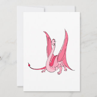 Pretty Pink Fantasy Dragon