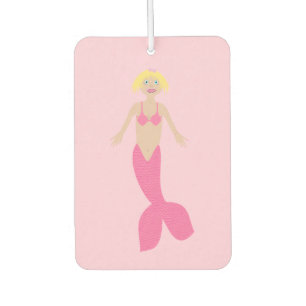 Pretty Pink Fantasy Mermaid Car Air Freshener