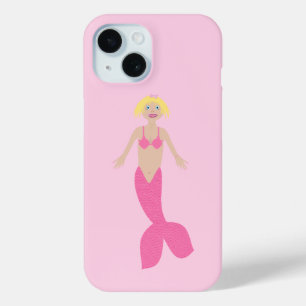 Pretty Pink Fantasy Mermaid iPhone 15 Case
