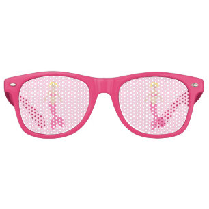 Pretty Pink Fantasy Mermaid Retro Sunglasses