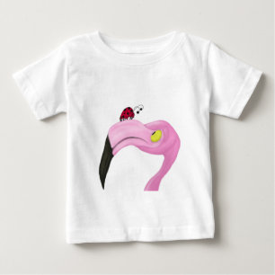 Pretty Pink Flamingo Baby T-Shirt
