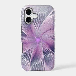 Pretty Pink Flower Modern Abstract Fractal Art
