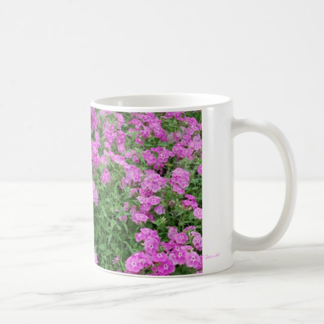 Pretty Pink Flowers Coffee Mug (Right)