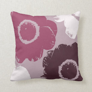 Pretty Pink Flowers Cushion