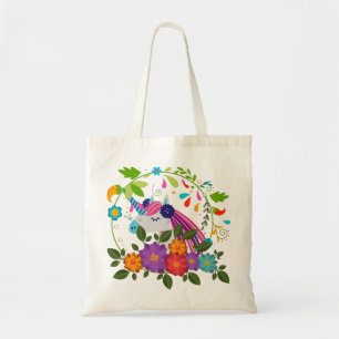 Pretty Pink Flowers Cute Unicorn Christmas Xmas To Tote Bag