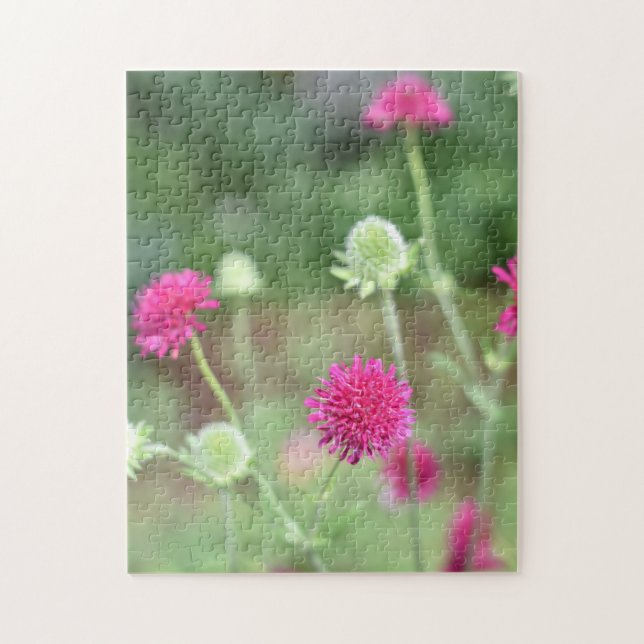 Pretty Pink Flowers Kew Gardens London UK Jigsaw Puzzle (Vertical)