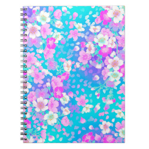 Pretty Pink Flowers Notebook