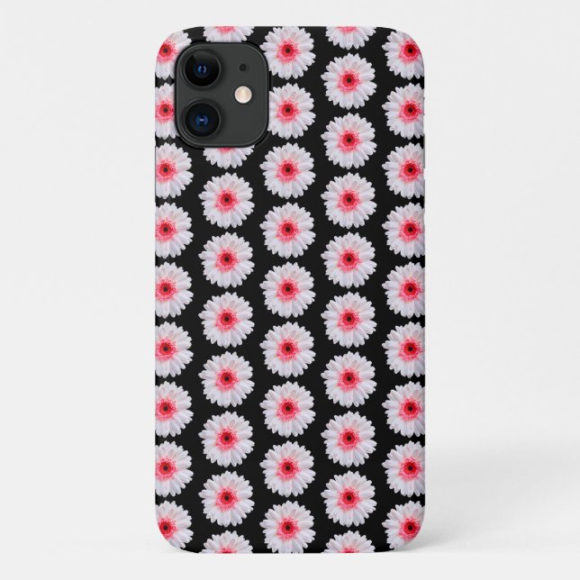 Pretty Pink Gerbera Daisy Pattern Case-Mate iPhone Case (Back)