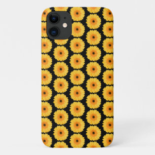Pretty Pink Gerbera Daisy Pattern iPhone 11 Case