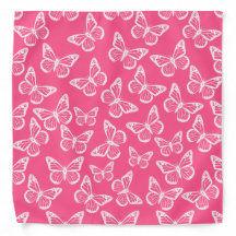 Pretty Pink Girly Butterfly Pattern Cute Kawaii Ba