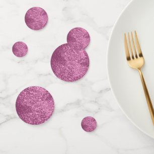 Pretty Pink Glitter Confetti